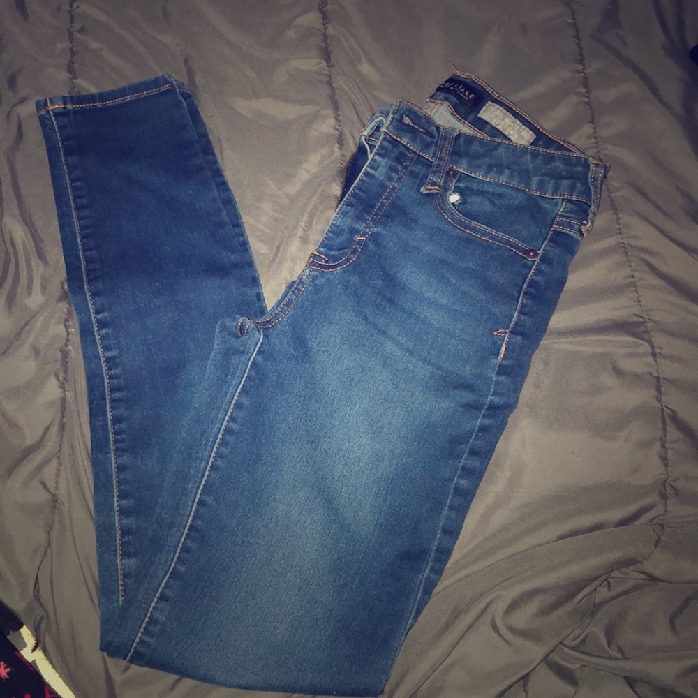 High waisted jegging